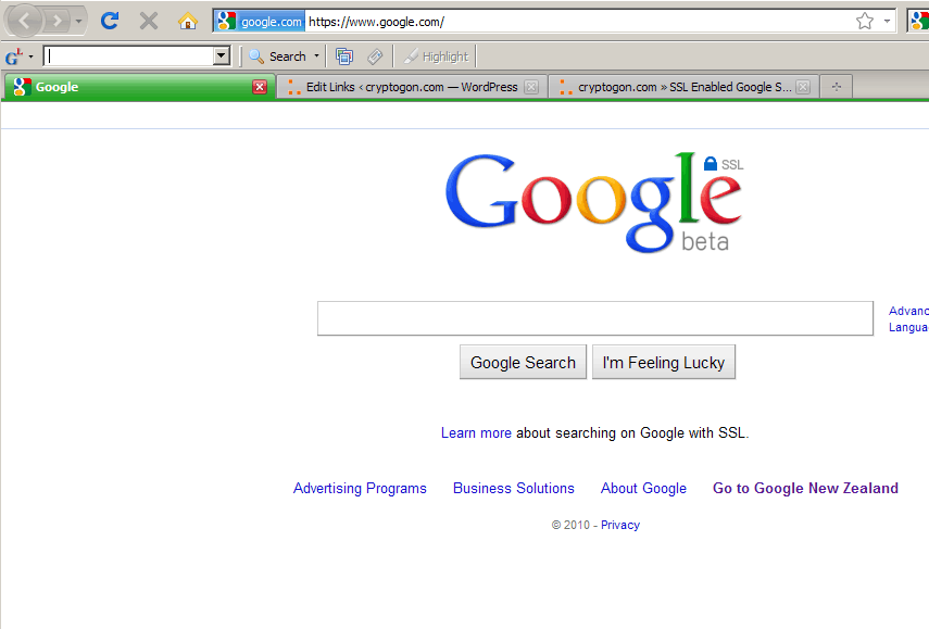 cryptogon.com \u00bb SSL Enabled Google Searches