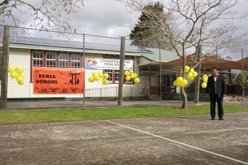 Principal Jason Tane Talks About Peria School's new solar power system